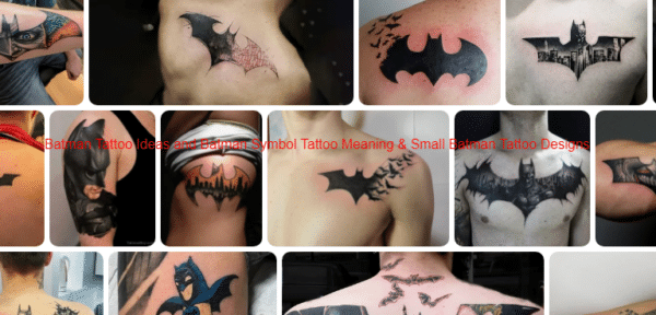 Batman Tattoo Ideas and Batman Symbol Tattoo Meaning & Small Batman Tattoo Designs