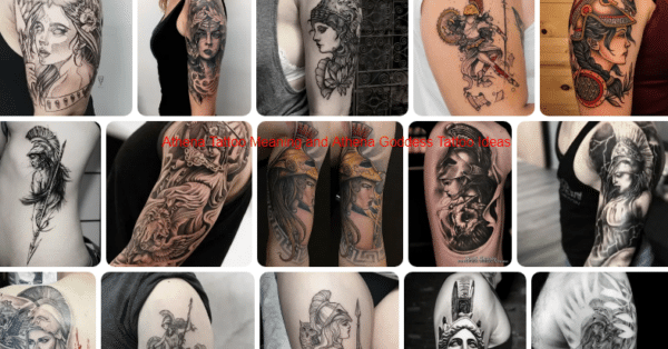 Athena Tattoo Meaning and Athena Goddess Tattoo Ideas